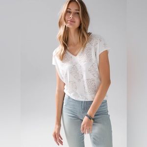 Jetsetter tee, XS, White ( White House Black Market )